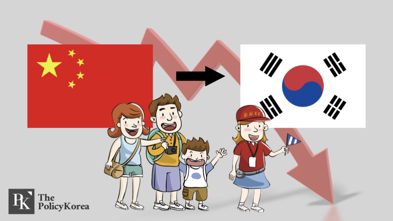 줄어드는 중국인 관광객수_20240117.001